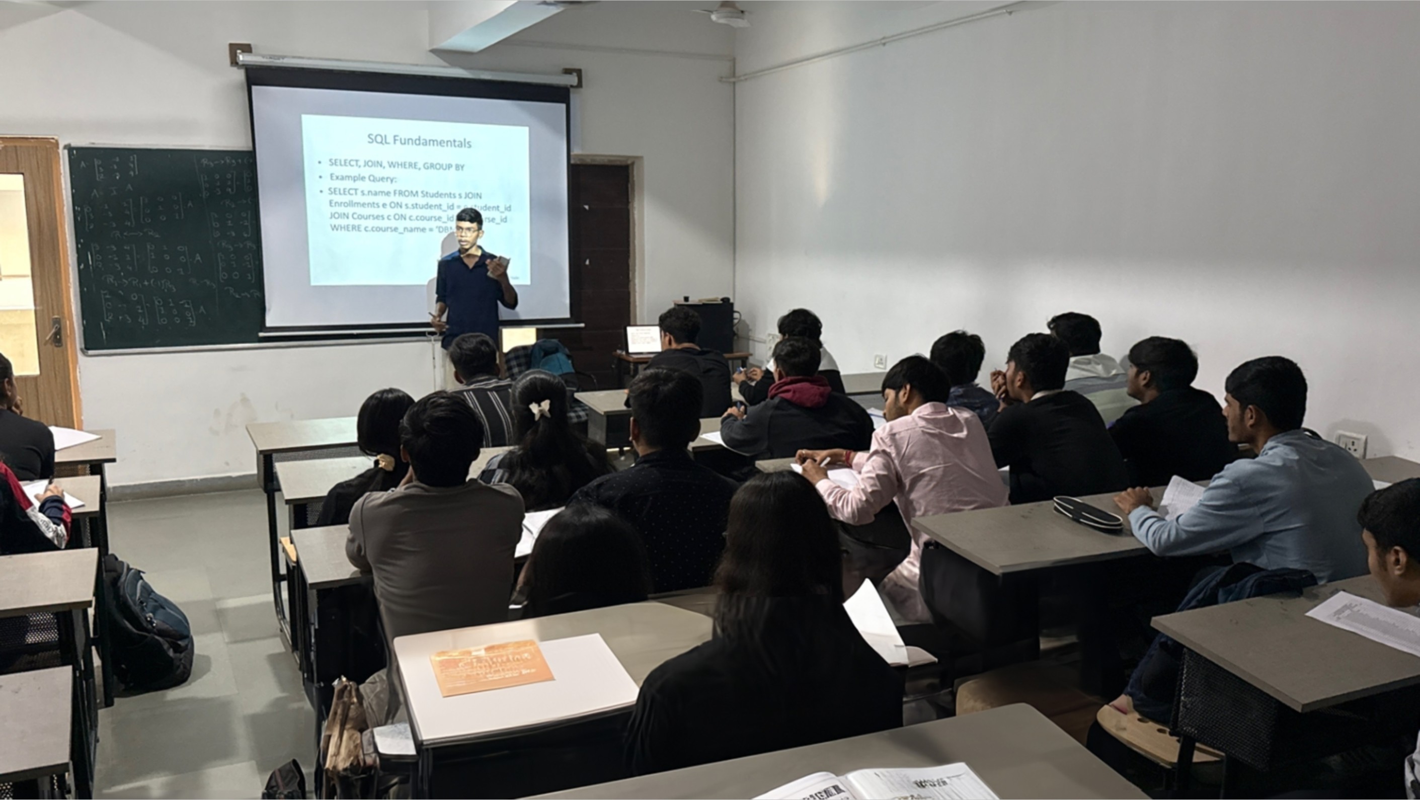 seminar on Introduction to DBMS from ER models to SQL for IMCA Stuents