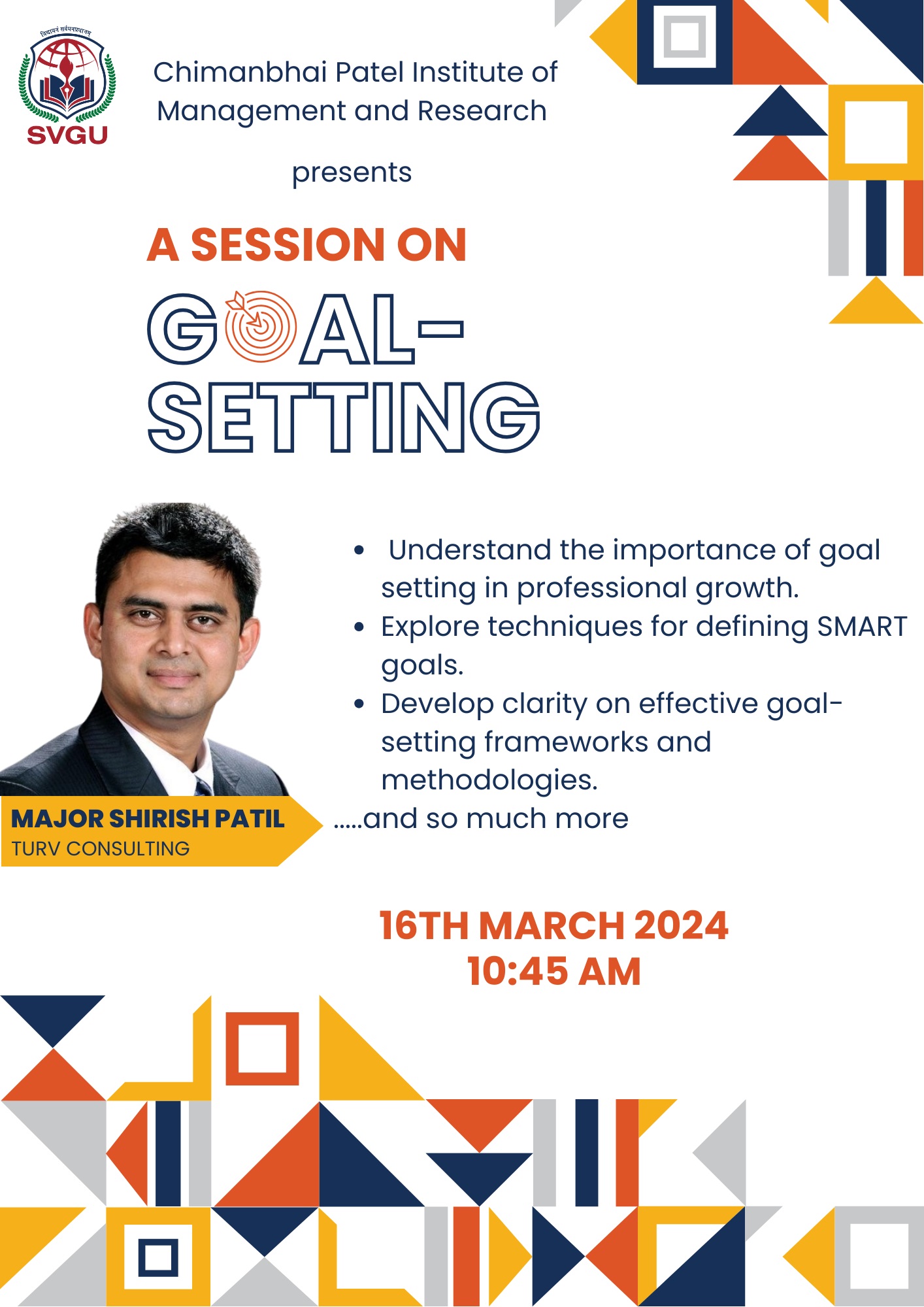 Expert talk  on Goal setting