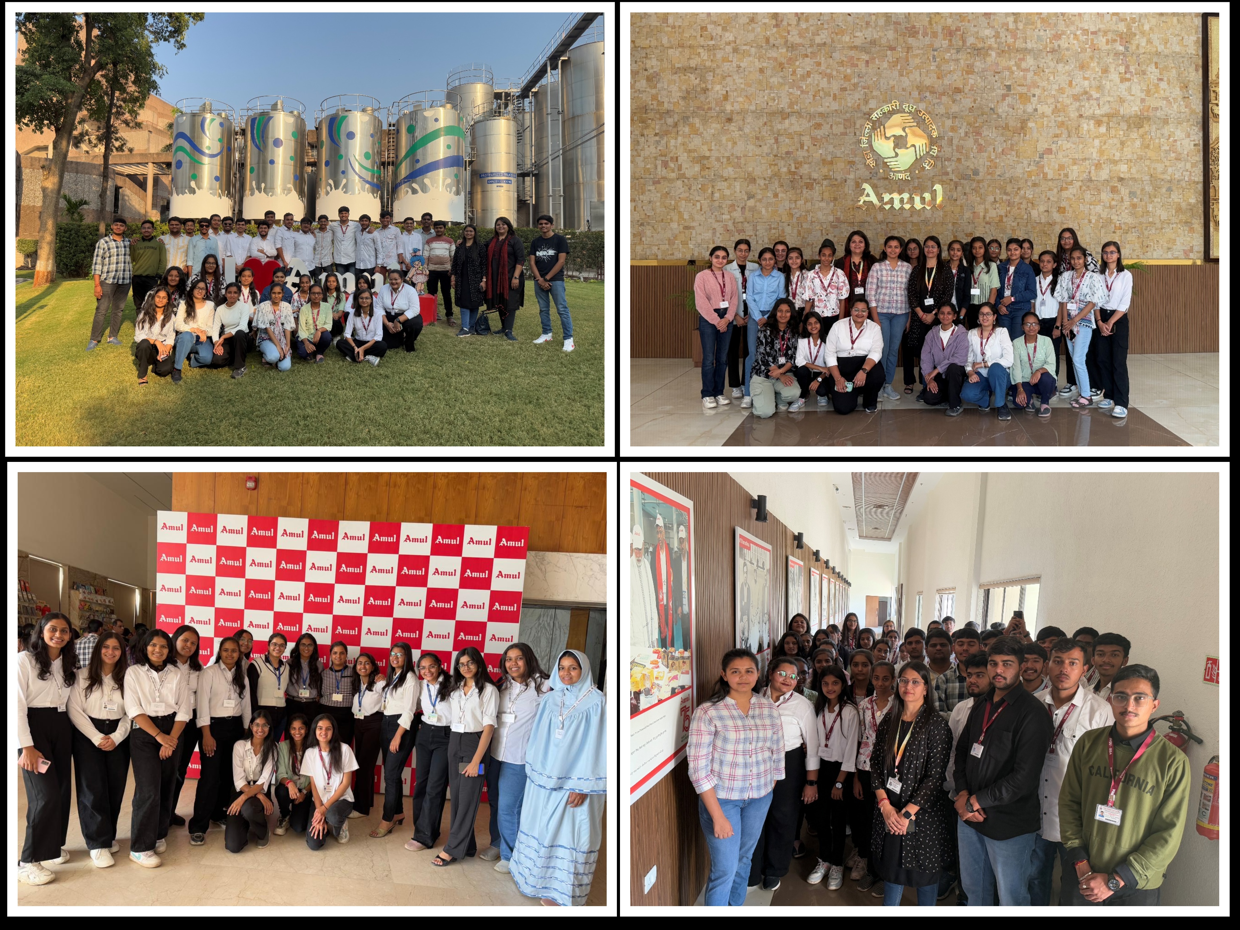industrial visit to Amul - BBA Programme