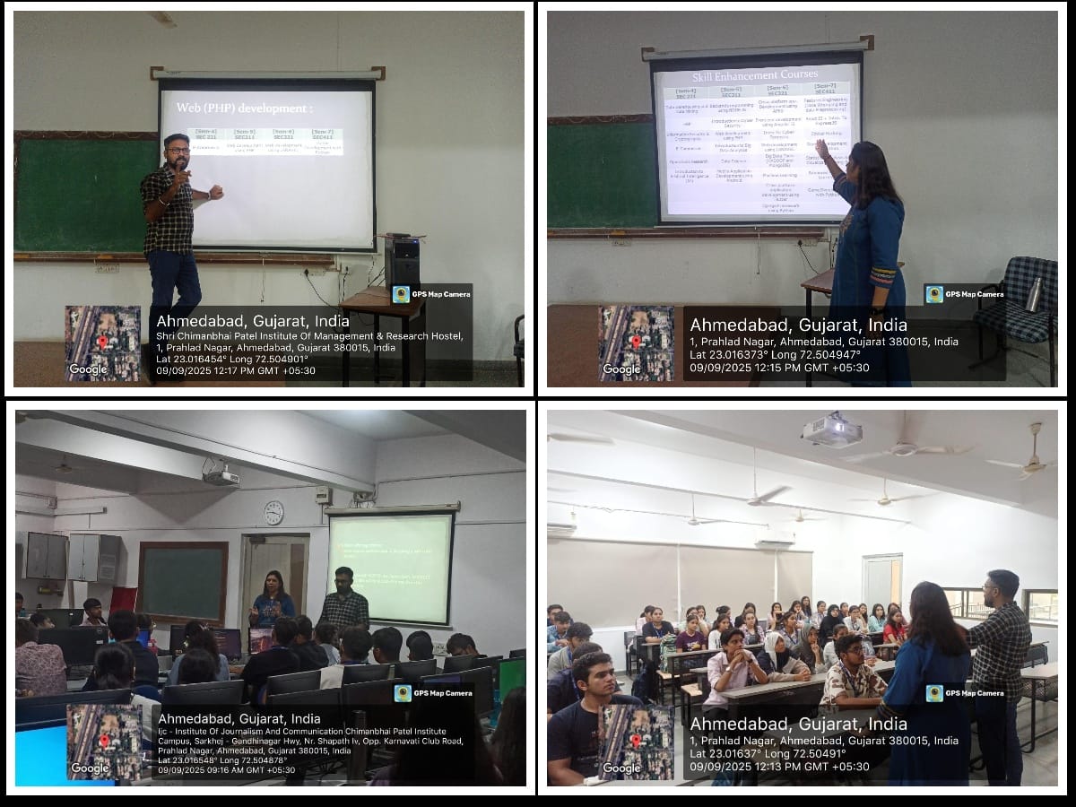 Orientation on skill enhancement courses for BCA Students