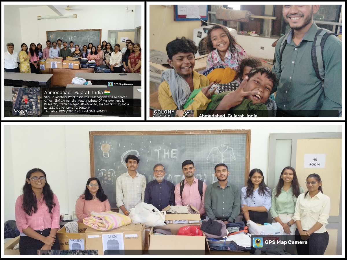 “The Sustainables” - Joy of giving Week by MBA Student