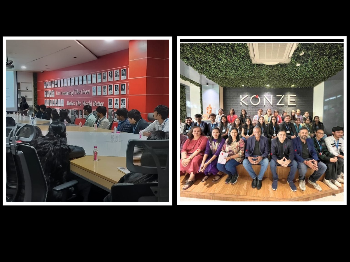 IMCA Student's Industrial Visit at Konze India Pvt. Ltd.
