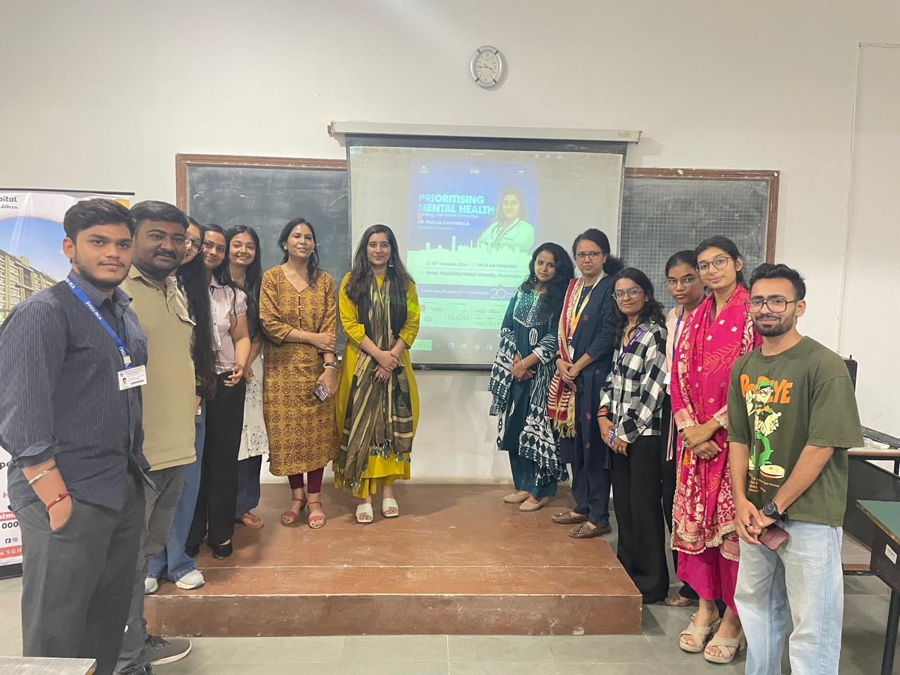 Session on "Prioritizing Mental Health” by Mental Health Club