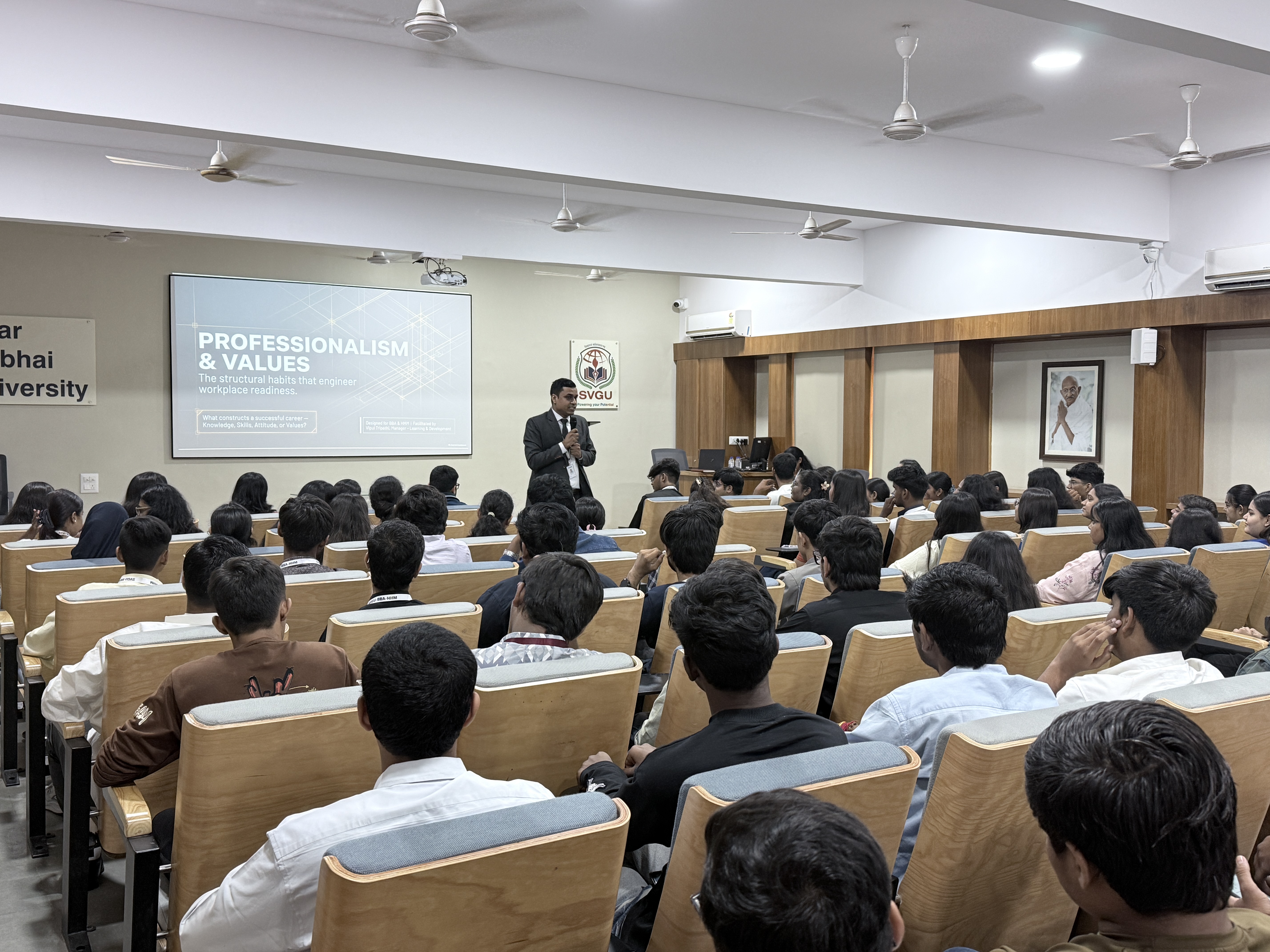 Session on “Professionalism & Values – Building Careers with Integrity, Purpose and Impact,” for BBA-HHM — photo 2